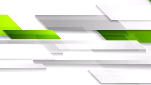 绿灰技术几何动画视频视频素材
