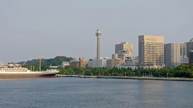 日本横滨市美丽的建筑视频下载