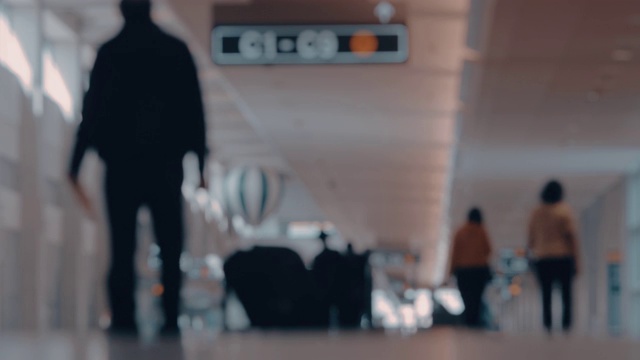 机场例行的一天视频素材