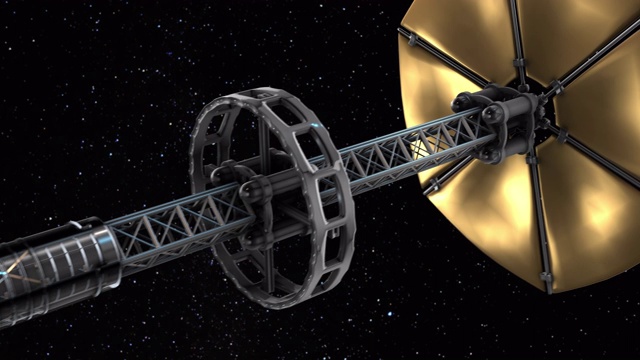 宇宙飞船太阳帆太空旅行视频下载