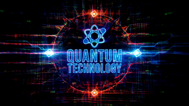 量子技术背景视频下载