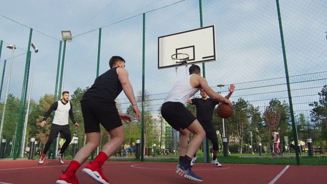 篮球比赛在室外视频下载