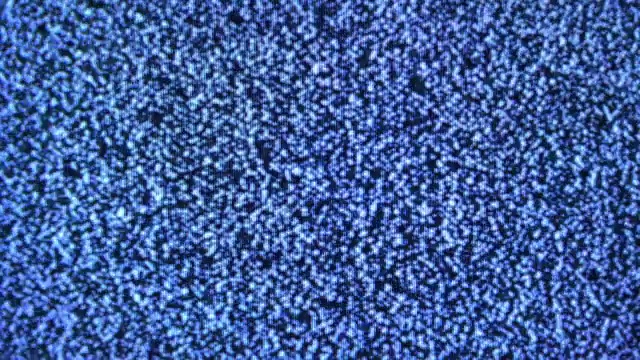老电视显像管屏幕上的白噪音视频素材