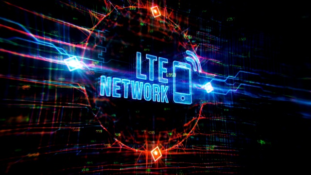 LTE网络背景视频素材
