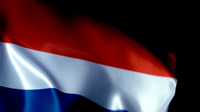 荷兰国旗扑视频素材