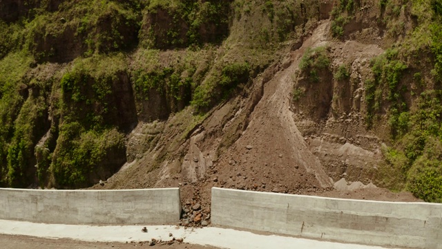 菲律宾,山崩,干米银岛,山视频素材