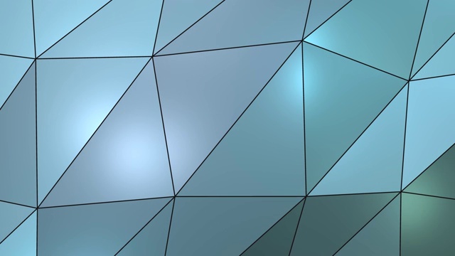 彩色波浪三角形图案表面。抽象的3 d背景视频素材