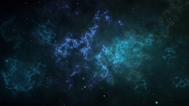4k DCI高质量的恒星背景视频正以云、气体、银河系和星云为背景向观众走来视频下载