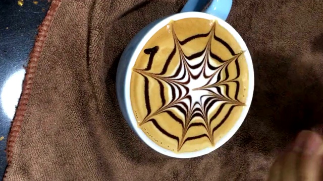 咖啡艺术设计视频素材