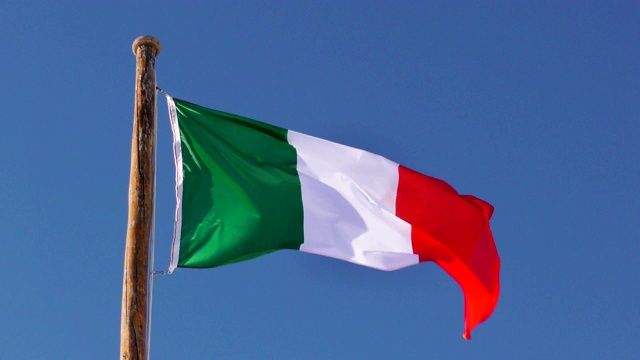 意大利国旗视频素材