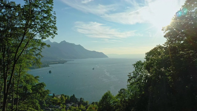 瑞士的山和湖视频下载