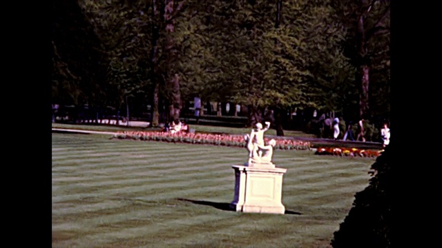 汉普顿宫的大喷泉花园视频下载