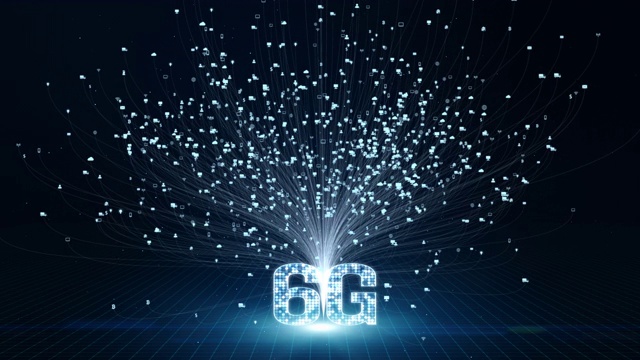 6G高速连接未来抽象数字技术背景概念视频素材