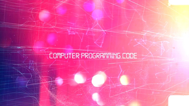 计算机编程代码视频素材