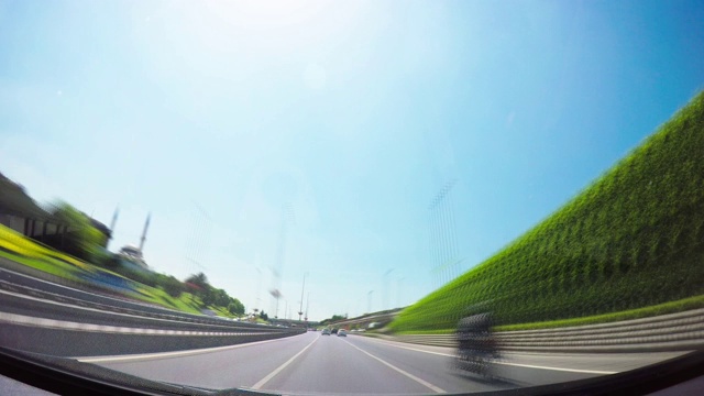 高速公路驾驶土耳其伊斯坦布尔-时间流逝视频下载