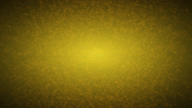 黄色背景上的抽象流动粒子视频素材
