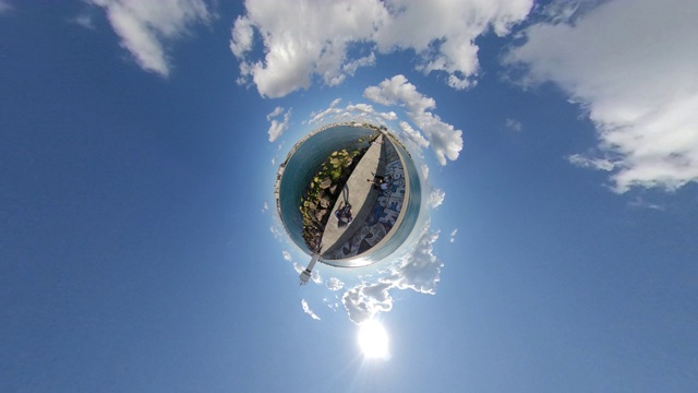 360度的伊斯坦布尔卡迪科伊视频下载