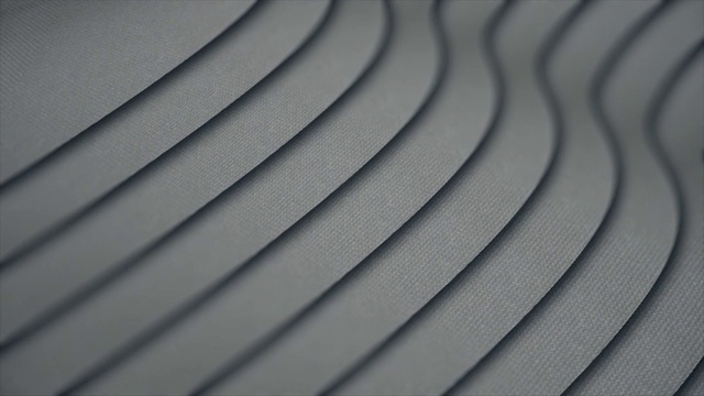 波浪灰色线条的动画。平滑条纹的放松运动视频下载