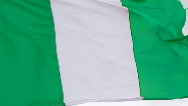 尼日利亚国旗慢动作视频下载