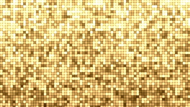 闪烁的黄金闪光块背景股票视频4K视频素材