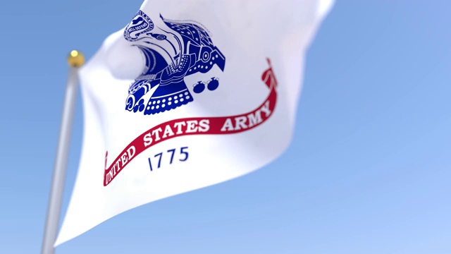 美国陆军的旗帜视频下载