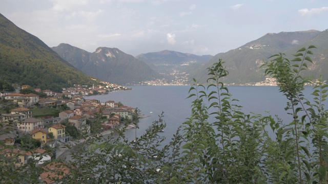 莱泽诺和科莫湖，贝拉吉奥，科莫湖，伦巴第，意大利湖，意大利，欧洲视频下载