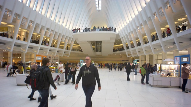 纽约的Oculus跟踪购物中心的消费者视频下载