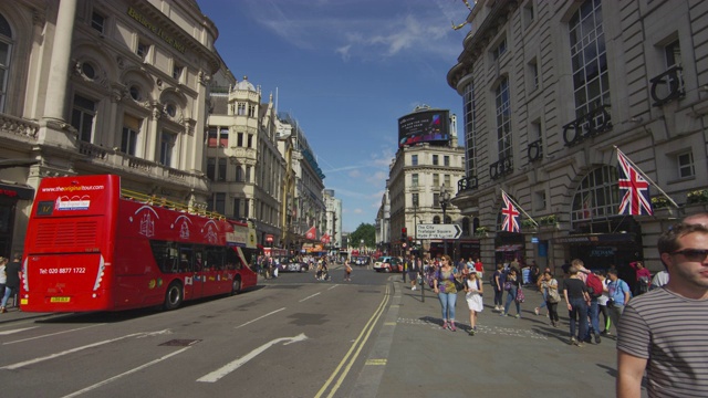 伦敦考文垂街视频素材