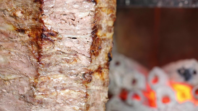 土耳其传统食物烤肉串视频素材