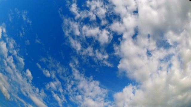 日本夏季天空云图视频素材
