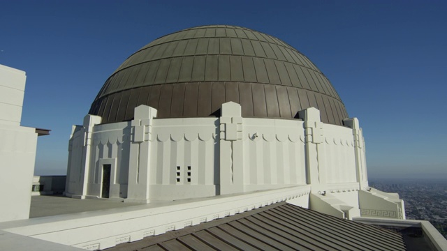格里菲斯天文台的圆顶视频素材