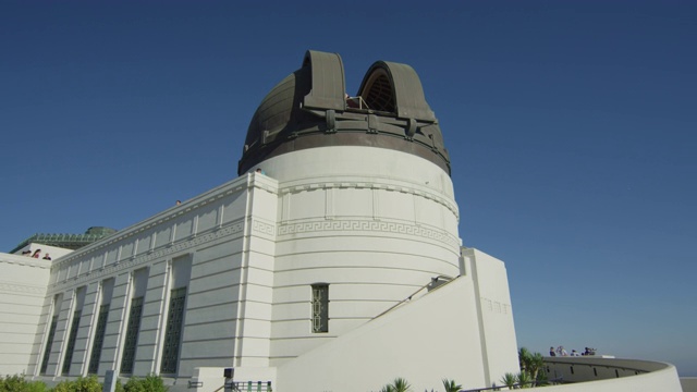 格里菲斯天文台大楼，它是圆顶的视频下载
