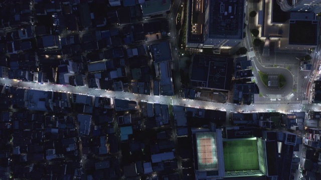 东京城市夜景鸟瞰图视频素材