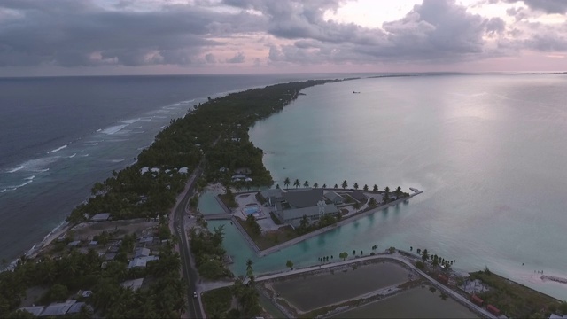 南太平洋岛屿的天线。视频下载