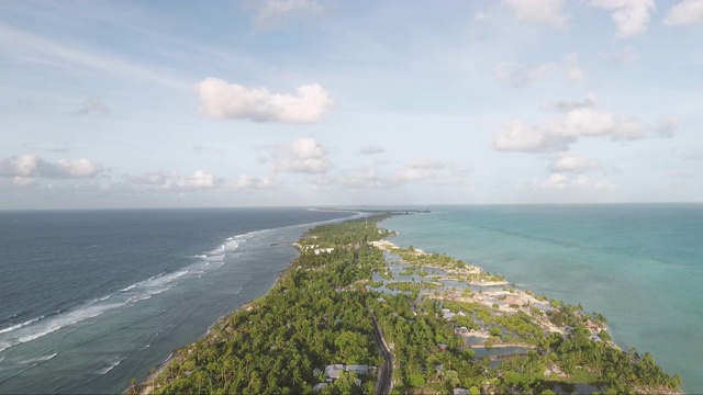 南太平洋岛屿的天线。视频下载