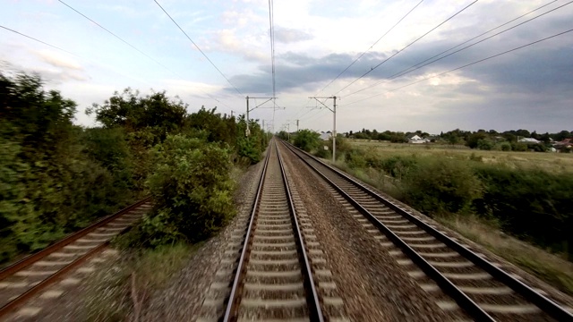 铁路时间流逝视频素材