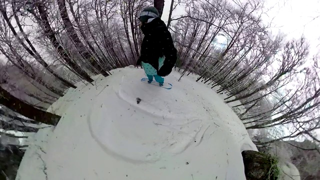极限滑雪视频素材