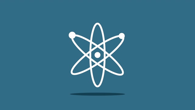 科学原子分子图标动画视频下载