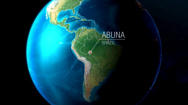 巴西- abula -从太空到地球视频下载