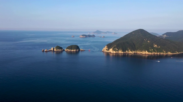 韩国大叶海琴岛的景色视频素材