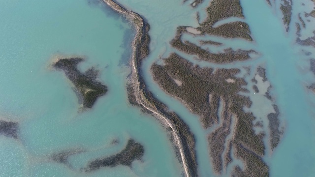 法国兰斯-布列塔尼上空的地脉视频素材