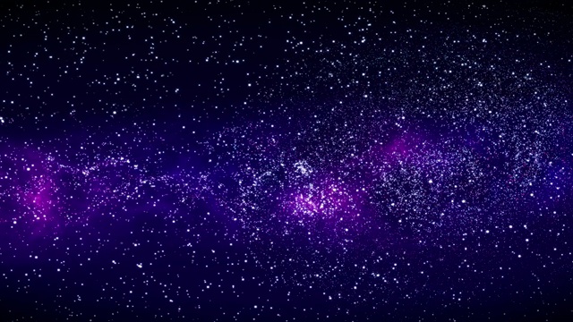 深空星系。螺旋星系，银河系的动画。在太空中穿越星场和星云，展示一个旋转的螺旋星系，3D渲染视频下载