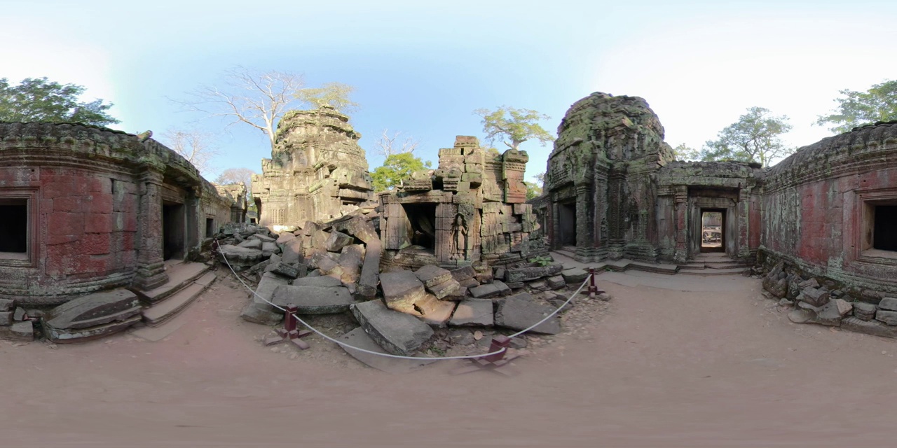 360 VR/塔普罗姆神庙视频素材
