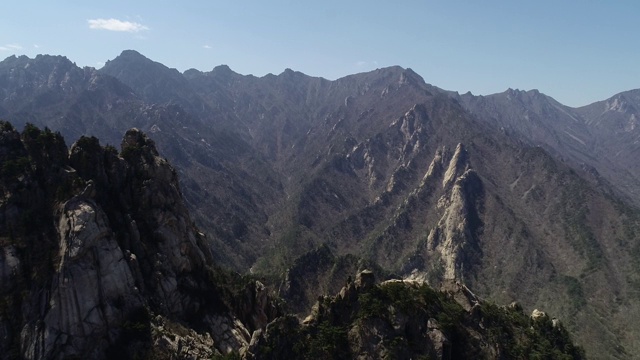 韩国江原道省锡拉山的景观视频素材
