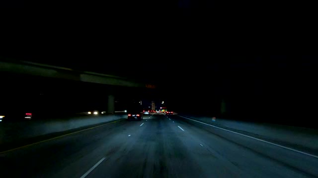 洛杉矶市区XV同步系列前视图驾驶工艺板视频素材