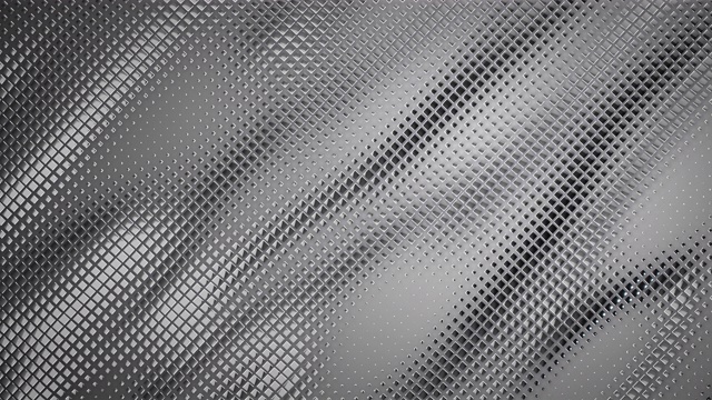 抽象网格背景(银色/灰色)-循环视频素材
