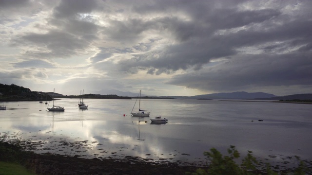 艾提湖，苏格兰境内的赫布里底群岛视频下载
