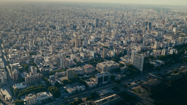 布宜诺斯艾利斯城市景观，城市中心视频下载
