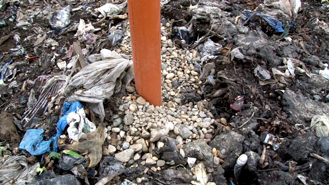垃圾填埋场的四合一管道用于甲烷分离视频素材