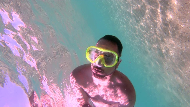 潜水是我的爱好视频素材